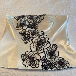 White House Black Market Bustier Top